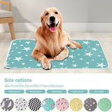 HULIANFU Pet Urine Pad Baby mattress Dog bed waterproof Sofa mat Washable Dog Diaper Reusable Moisture-Proof Blanket for Car Seat Cover