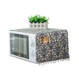 HULIANFU Nordic Cloth Towel Oven Cover Microwave Cover Printed Microwave Oven Dust Proof Cover  Home Decor Elegant Kitchen Tools