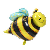 HULIANFU Jungle Cartoon Animal Balloon Rabbit Fox Penguin Hippo Tiger Crocodile Aluminum Foil Balloon Zoo Party Children  Toy