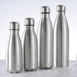 HULIANFU Travel Drinking Kettle Outdoor Sport Water Bottle 500ml Double Wall Stainles Steel Thermos Cup Leakproof Insulated Vacuum Flask