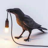 HULIANFU Resin Lucky Bird Crow Wall Lamp Table Lamp Night Light Bedroom Bedside Living Room Wall Lamp Home Decoration