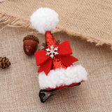 HULIANFU  1/2pcs Cute Deer Ear Hairpins Christmas Barrettes Hair Decorationd Beautiful Deer Antlers Hair Clips Hair Accessories Girls Gift