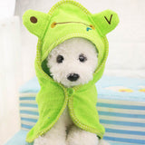 HULIANFU Puppy Dog Towel Drying Towel For Dog Bathrobe Absorbent Shower Dog Bath Robe Blankets Cleaning Pet Products Accessories Supplies
