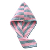 HULIANFU Microfiber Towel Hair Towel Bath Towels For Adults Women Home Embroidered Daisy Animal Coral Velvet Shower Cap Dry Hair Cap 1pc