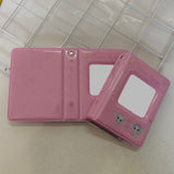 HULIANFU Letter Printed Photo Album 3 Inches Photocard Binder Instax Mini Album Scrapbook For Photos Collect Book Kpop Card Binder