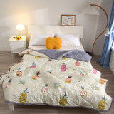 HULIANFU   YanYangTian Summer blanket ice quilt air conditioning quilt bed duvet 90 Comforter Bedspread bed plaid Single Couple bed quilt