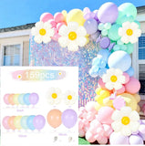 HULIANFU Macaron Pink Balloon Garland Arch Kit Wedding Birthday Party Decoration Kids Globos Gold Confetti Latex Ballon Baby Shower Girl
