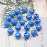 HULIANFU  15PCS Beautiful Metal Bells Loose Beads Jingle Bell For Christmas Party Crafts Decoration DIY Make Earrings Pendants Material