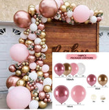 HULIANFU Macaron Balloons Garland Arch Rose Gold Confetti Ballon Wedding Birthday Baloon Birthday Party Decor Kids Baby Shower