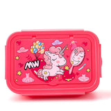 HULIANFU Unicorn Kawaii Bento Lunch Box Water Bottle for Kids Girls Boys Children School Kindergarten Mini Snack Sandwich Food Container