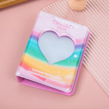 HULIANFU Letter Printed Photo Album 3 Inches Photocard Binder Instax Mini Album Scrapbook For Photos Collect Book Kpop Card Binder