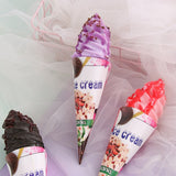 HULIANFU Simulation Ice Cream Fake Cake Artificial Food Children Toys Wedding Party Bakery Dessert Window Decoration Photography Prop