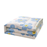 HULIANFU PEIDUO Simple Modern Air Condition Thin Blanket Summer Quilt Cotton Fluffy Plaid Blanket On The Bed Comfortable Comforter