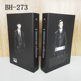 HULIANFU Ins Fashion Fake Books for Decoration Home Decor Coffee Table Book Simulation Prop Book Model Hotel Room Unopenable Box Book