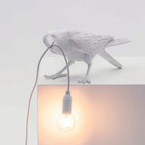HULIANFU Resin Lucky Bird Crow Wall Lamp Table Lamp Night Light Bedroom Bedside Living Room Wall Lamp Home Decoration