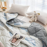HULIANFU   YanYangTian Summer blanket ice quilt air conditioning quilt bed duvet 90 Comforter Bedspread bed plaid Single Couple bed quilt