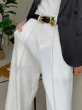Solid Women Pants High Waist Loose Wide Leg Pants Women Casual Straight Trousers Women Fashion High Street Suit Women's Pants