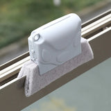HULIANFU Microfibre Venetian Blind Cleaner Window Conditioner Duster Shutter Clean Brush washable venetian blind blade cleaning cloth