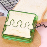HULIANFU Lunch DIY Sandwiches Cutter Mould Food Cutting Die Bread Biscuits Mold Children Baking Tools