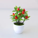 HULIANFU Mini Artificial Aloe Plants Bonsai Small Simulated Tree Pot Plants Fake Flowers Office Table Potted Ornaments Home Garden Decor