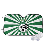 HULIANFU Israel Maccabi Haifa FC Car Windshield Sun Visor Can Effectively Block The Sun For Your Car