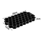 HULIANFU SILIKOLOVE Square Skull Ice Cube Maker Ice Ball Mold Silicone Ice Cube Trays for For Party Bar Summer Whisky Drinks
