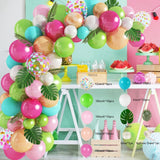 HULIANFU QIFU Macaron Balloons Garland Latex Ballons Arch Happy Birthday Party Decor Kids Adult Wedding Baloon Chain Baby Shower Balon