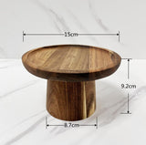 HULIANFU Japanese style Wooden plate Food fruit dessert plates For home sushi cake stand Wooden tray decoration Wood Dish tableware gift