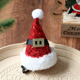 HULIANFU 2023 Christmas Antler Hair Clips Deer Ear Hairpins Festival Christmas Headbands Pine Cones Hair Ball Adult Headwear Hair Accessories