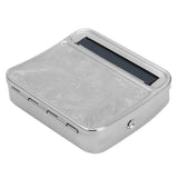 HULIANFU NEW Creative Design 88*79*22mm Metal Automatic Cigarette Tobacco Weed Kitchen Smoking Smoke Roller Rolling Machine Box Case Tin