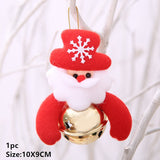 HULIANFU 2023 Christmas Hand Bell Bauble Jingle Bells Gold School Handbell Restaurant Supplies Xmas Noel New Year 2023 Adornos De Navidad