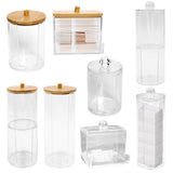 HULIANFU Makeup Blush Organizer Storage for Cosmetics Desktop Makeup Organizer 7-compartment Plastic Eye Shadow Storage Box Organizer