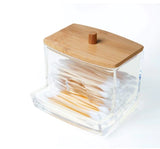 HULIANFU Pearl Cosmetic Brush Holder Transparent Acrylic Cosmetic Brush Container Dustproof Beauty Makeup Tools Organizer Pen Storage Box