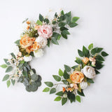 HULIANFU Metal Wedding Arch Stackable DIY Arch for Prop Supplies Decoration Easy Assembly Rose Gates Balloon Archway Arbours Party Decor