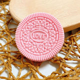 HULIANFU Simulation Oreo Cookies Fake Cake Artificial Food Model Children Photography Prop Bakery Decoration Wedding Party Home Decor