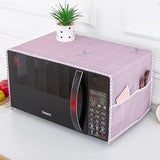HULIANFU Nordic Cloth Towel Oven Cover Microwave Cover Printed Microwave Oven Dust Proof Cover  Home Decor Elegant Kitchen Tools