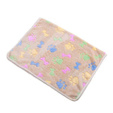 HULIANFU Soft and Fluffy Light Thin Pet Blanket Cute Cartoon Pattern Dog Bed Mat Warm and Comfortable Bed Blanket for Cats Pet Supplies