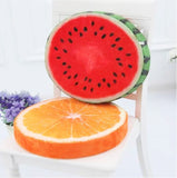 HULIANFU Thicken Fruit Design Round Soft Plush Cushion Tatami Office Chair Cushion Kindergarten Cartoon Cute Seat Pad