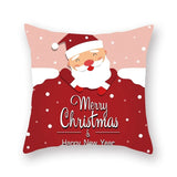 HULIANFU Santa pillowcase Happy New Year 2023 Xmas Gifts  Christmas Decor For Home Merry Christmas Ornament Navidad Natal Xmas Gifts