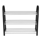 HULIANFU Shoe Rack Aluminum Metal Standing Shoe Rack DIY Shoes Storage Shelf Home Organizer Accessories Shoe Rack
