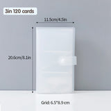 HULIANFU Photocard Holder Collection Album Idol Chasing Star Binder Photocards Collection Book Large-capacity Ticket Card Book Card Bag