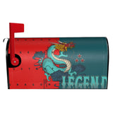 HULIANFU Waterproof Sunscreen American Flag Statue of Liberty Standard&amp;Large Size Mailbox Protective Cover for Outdoor Garden Decoration