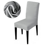 HULIANFU Solid color stretch Chair Cover Spandex Fabric seat Chair Covers restaurant Hotel Party Banquet Slipcovers home decoration event