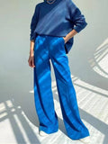 Women's Pants Female Clothing Streetwear Women High Waist Drape Premium Loose Wide Leg Pants Fashionable Temperament Wild