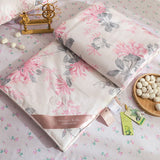HULIANFU Summer 100% Mulberry Silk Quilt Pure Cotton Fabric High End Summer Blanket Light Breathable Washable Silks Quilts Thin Comforter