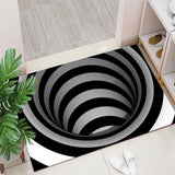 HULIANFU Olanly Halloween Scary Party Living Room Carpet Doormat 3D Non-Slip Absorbent Floor Mat Bedroom Decorative Rug