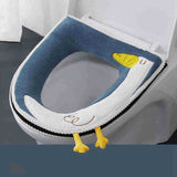 HULIANFU NEW Hot Sale Comfortable cartoon bathroom Toilet Seat Cover Winter Toilet Cover Household Closestool Mat Seat Case Lid Cover