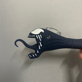 HULIANFU Silicone Venom Smoking Hand Pipe with Glass Bowl