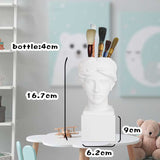 HULIANFU W&amp;G Nordic Vase Home Decor Vase Creative Human Head Portrait Flower Vases Room Decoration Resin David Flower Vase Room Decor