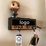 HULIANFU Key Socket Jack Rack Marshall Guitar Key Chain Marshall Jcm800 Key Storage Box Key Storage Holder Vintage Guitar Music Key Rack